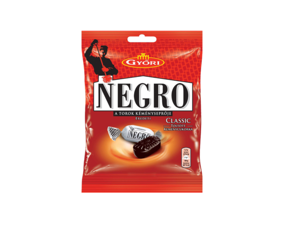 Negro Classic Aniseed and Menthol Flavored Syrup Filled Hard Candy 79g