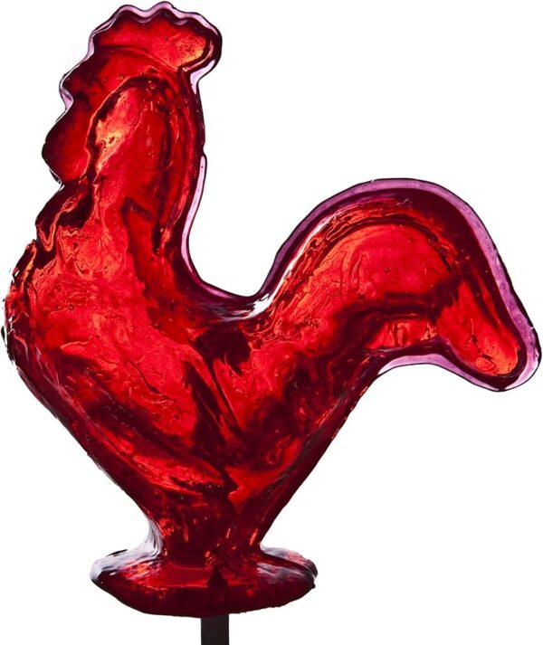 Hand Poured Rooster Shaped Lollipop 18g - Image 2