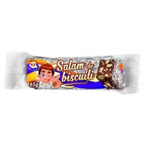 Salam de Biscuiti, Cocoa Biscuit Roll, 65g